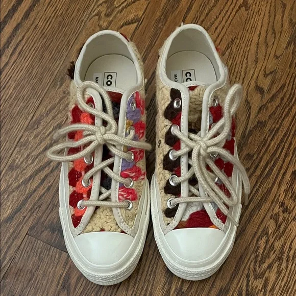 Converse Upcycle Chuck 70 Crochet Sneakers size 6 - Picture 1 of 8